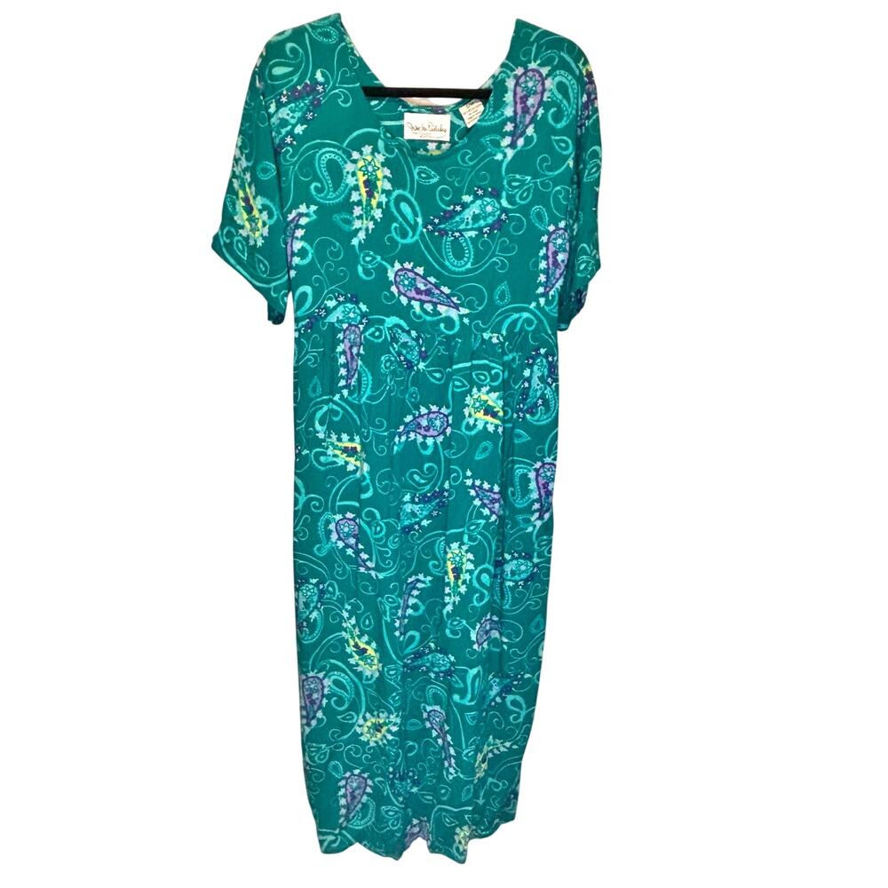 Vintage Diane Von Furstenberg x the Color Authority Paisley Midi Dress - S/M